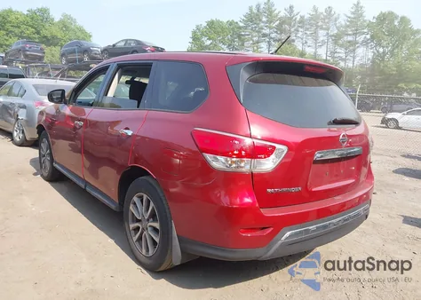 2014 Nissan Pathfinder S из США, поврежденный, VIN 5N1AR2MM1EC689096